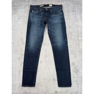 AG Adriano Goldschmied Jeans Women 29R Blue Denim The Nikki Relaxed Skinny